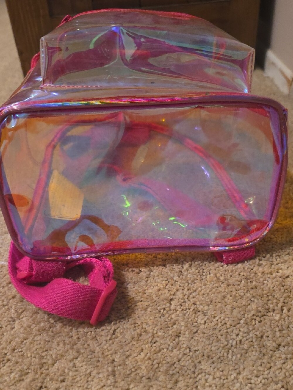 A&F Iridescent Clear Mini Backpack - Picture 9 of 9